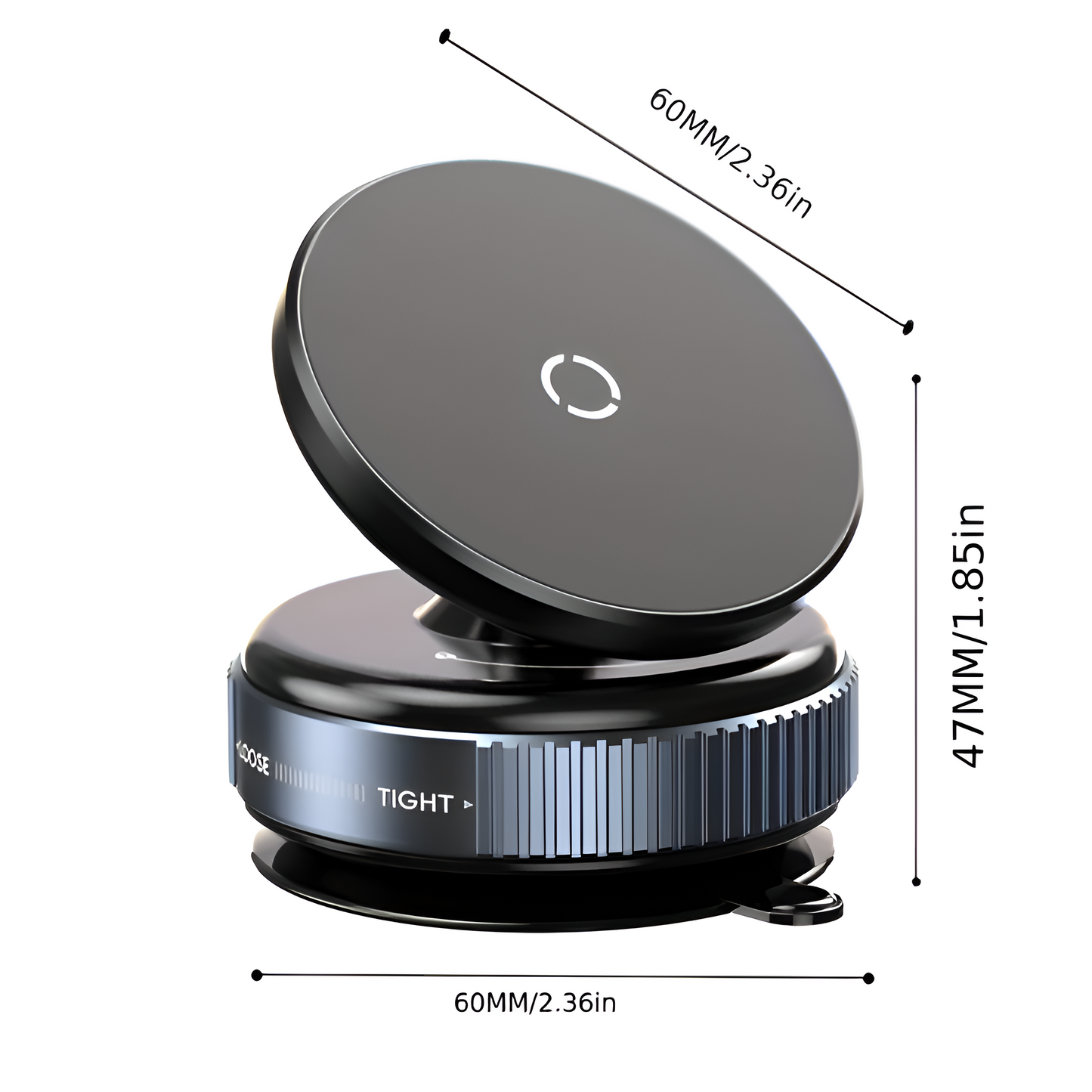 Vacuum Magnetic Suction Phone Holder