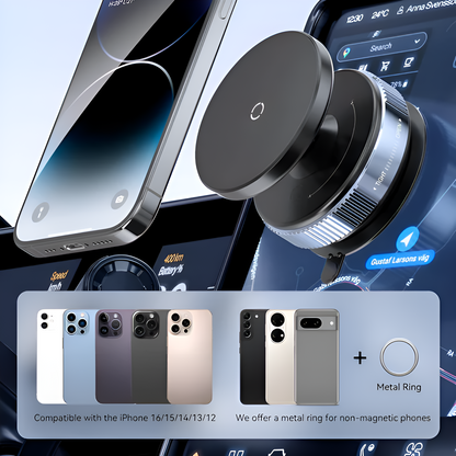 Vacuum Magnetic Suction Phone Holder